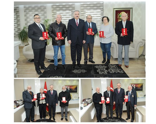 Kıbrıs Gazilerimize "Kuzey Kıbrıs Türk Cumhuriyeti Milli Mücadele Madalya" larını takdim ettik